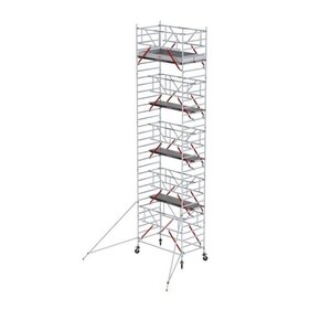 Rolsteiger RS TOWER 52-S met Safe-Quick® 2 Guardrail en Fiberdeck – 135x305 10,2m werkhoogte