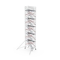 Altrex Trapsteiger RS TOWER 53-S met Safe-Quick® 2 Guardrail – 135x185 12,2m werkhoogte