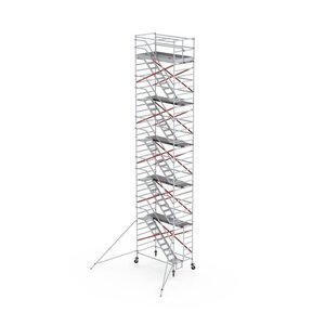 Trapsteiger RS TOWER 53-S met Safe-Quick® 2 Guardrail – 135x185 12,2m werkhoogte