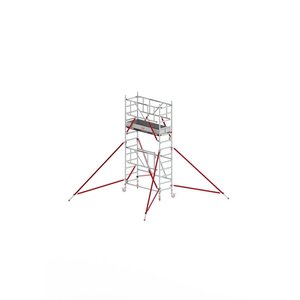 Vouwsteiger RS TOWER 54-S met Safe-Quick® 2 Guardrail en Fiberdeck – 75x185 4,8m werkhoogte