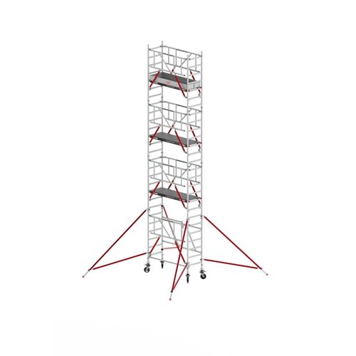 Altrex Vouwsteiger RS TOWER 54-S met Safe-Quick® 2 Guardrail en Fiberdeck – 75x185 8,8m werkhoogte