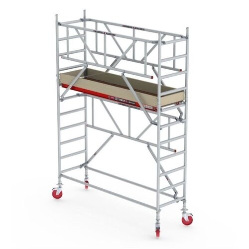 Altrex Rolsteiger RS TOWER 41-S met Safe-Quick 2 Guardrail – 75x185 4,2m werkhoogte