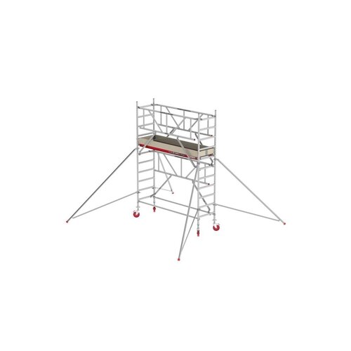 Altrex Rolsteiger RS TOWER 41-S met Safe-Quick 2 Guardrail – 75x245 4,2m werkhoogte