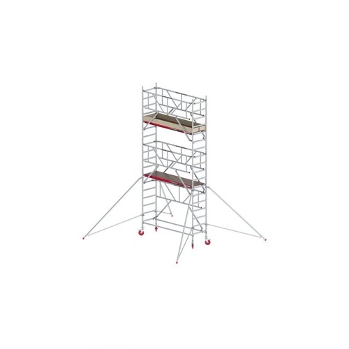 Altrex Rolsteiger RS TOWER 41-S met Safe-Quick 2 Guardrail – 75x245 6,2m werkhoogte