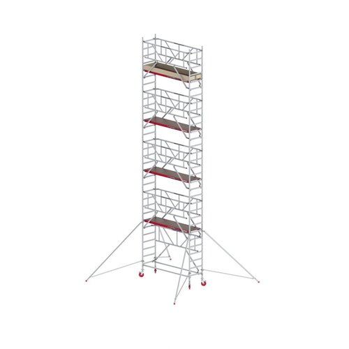 Altrex Rolsteiger RS TOWER 41-S met Safe-Quick 2 Guardrail – 75x245 10,2m werkhoogte
