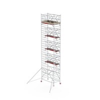 Altrex Rolsteiger RS TOWER 42-S met Safe-Quick 2 Guardrail – 135x185 11,2m werkhoogte