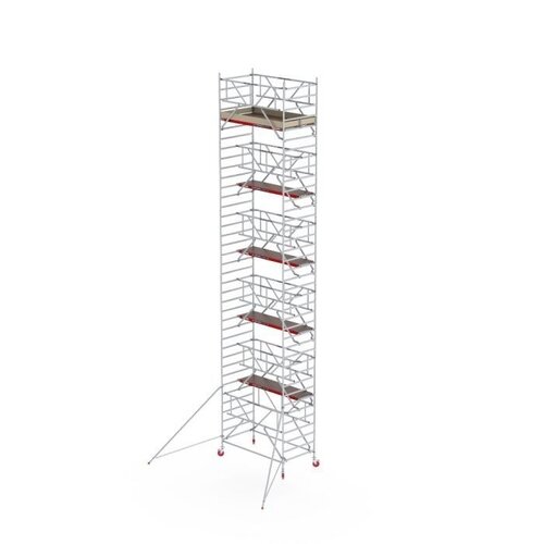 Altrex Rolsteiger RS TOWER 42-S met Safe-Quick 2 Guardrail – 135x185 12,2m werkhoogte