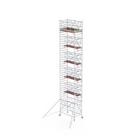Altrex Rolsteiger RS TOWER 42-S met Safe-Quick 2 Guardrail – 135x185 13,2m werkhoogte