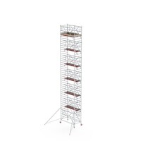 Altrex Rolsteiger RS TOWER 42-S met Safe-Quick 2 Guardrail – 135x185 14,2m werkhoogte