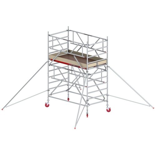 Altrex Rolsteiger RS TOWER 42-S met Safe-Quick 2 Guardrail – 135x245 4,2m werkhoogte