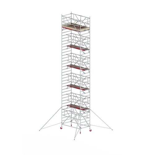 Altrex Rolsteiger RS TOWER 42-S met Safe-Quick 2 Guardrail – 135x245 12,2m werkhoogte