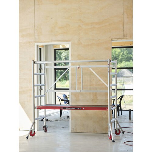 Altrex Vouwsteiger RS 44-S POWER met Safe-Quick 2 Guardrail 75x185 4,8m werkhoogte