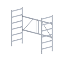 Altrex Vouwsteiger RS 44-S POWER met Safe-Quick 2 Guardrail 75x185 6,8m werkhoogte