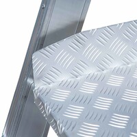 Eurostairs Professionele verrijdbare magazijntrap 10 treden Eurostairs Professionele verrijdbare magazijntrap 10 treden