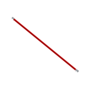 Diagonaalschoor rood gecoat 245-28-16 RS5