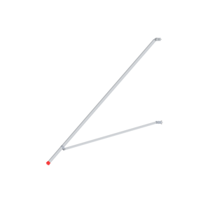Driehoeksstabilisator Easy-Lock® rood gecoat MiTOWER PLUS