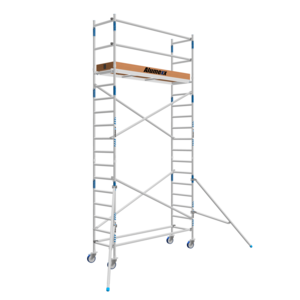 Rolsteiger Alumexx Basic 75 x 250  x 6.20m werkhoogte met carbon platformen