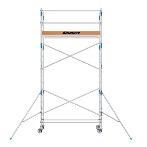 Alumexx Rolsteiger Alumexx Basic 75 x 250  x 6.20m werkhoogte met carbon platformen