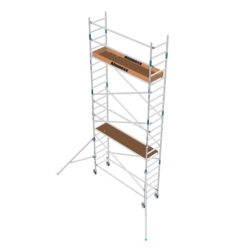 Alumexx Rolsteiger Alumexx Basic 75 x 250  x 7.20m werkhoogte met carbon platformen