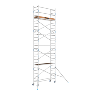 Rolsteiger Alumexx Basic 75 x 250  x 9.20m werkhoogte met carbon platformen
