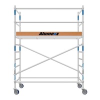 Alumexx Rolsteiger Alumexx Basic 90 x 190 x 4.20m werkhoogte met carbon platformen