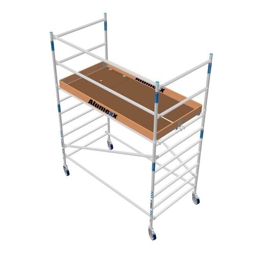 Alumexx Rolsteiger Alumexx Basic 90 x 190 x 4.20m werkhoogte met carbon platformen