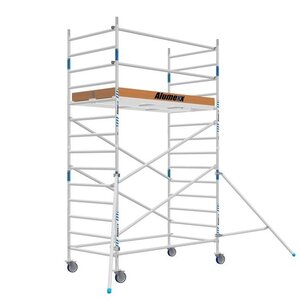 Rolsteiger Alumexx Basic 90 x 190 x 6.20m werkhoogte met carbon platformen