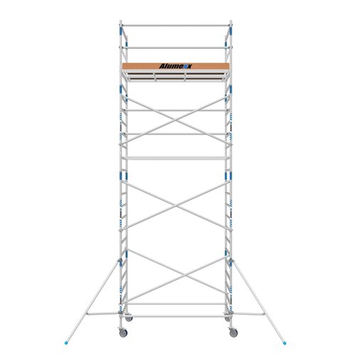 Alumexx Rolsteiger Alumexx Basic 90 x 190 x 8.20m werkhoogte met carbon platformen
