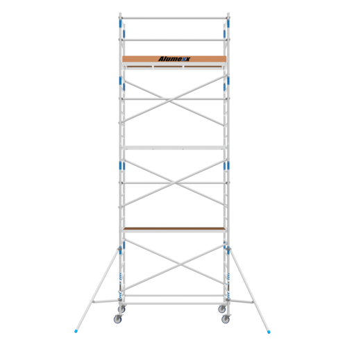 Alumexx Rolsteiger Alumexx Basic 90 x 250 x 8.20m werkhoogte met carbon platformen