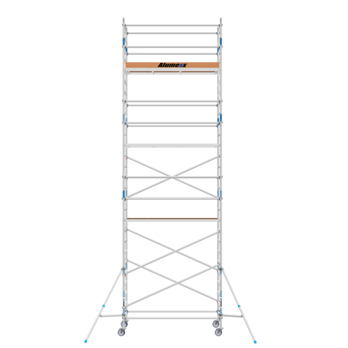 Alumexx Rolsteiger Alumexx Basic 90 x 250 x 9.20m werkhoogte met carbon platformen