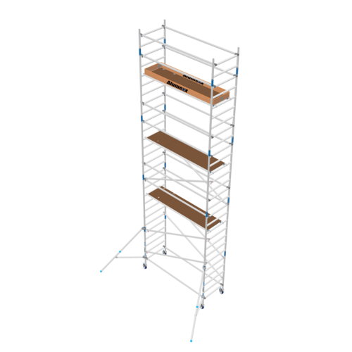 Alumexx Rolsteiger Alumexx Basic 90 x 250 x 9.20m werkhoogte met carbon platformen