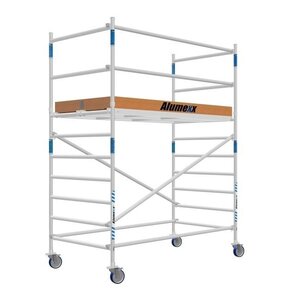 Rolsteiger Alumexx Basic 135 x 190 x 4.20m werkhoogte met carbon platformen