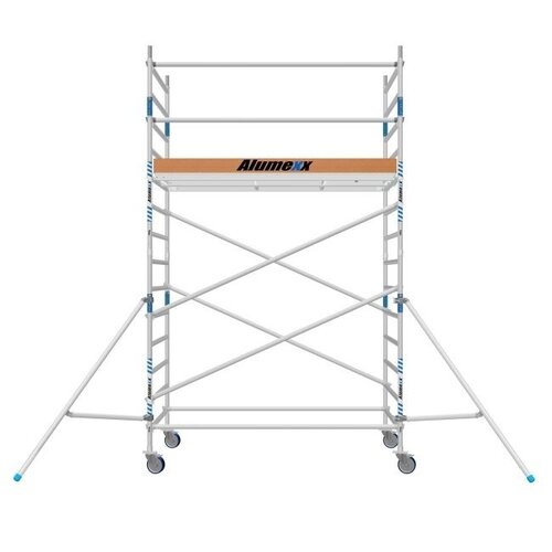 Alumexx Rolsteiger Alumexx Basic 135 x 190 x 6.20m werkhoogte met carbon platformen