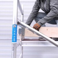 Alumexx Rolsteiger Alumexx Basic 135 x 190 x 6.20m werkhoogte met carbon platformen