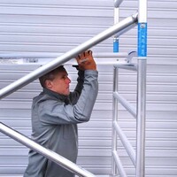 Alumexx Rolsteiger Alumexx Basic 135 x 190 x 6.20m werkhoogte met carbon platformen