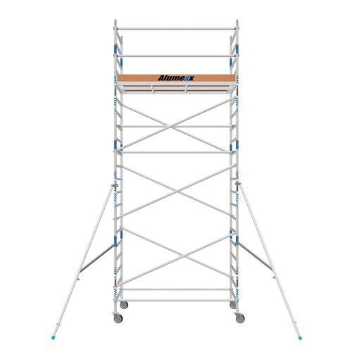 Alumexx Rolsteiger Alumexx Basic 135 x 190 x 7.20m werkhoogte met carbon platformen