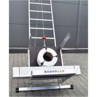 Ladderlift voor bouwmaterialen