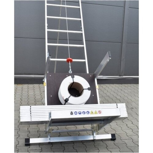 Ladderlift voor bouwmaterialen