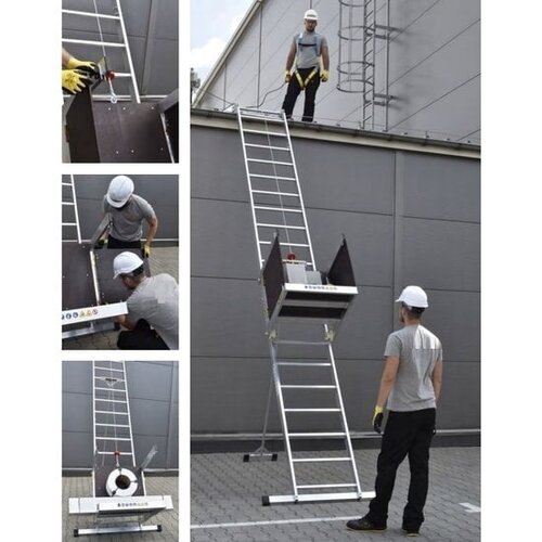 Ladderlift voor bouwmaterialen