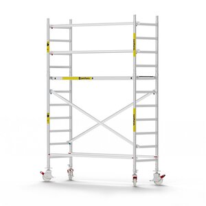 Panthera Basic geschoord rolsteiger carbon vloer 75x245x4,2m werkhoogte