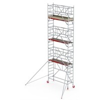 Altrex Rolsteiger RS TOWER 41-S met Safe-Quick 2 Guardrail – 75x185 8,2m werkhoogte