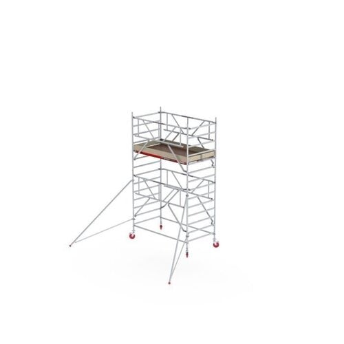 Altrex Rolsteiger RS TOWER 42-S met Safe-Quick 2 Guardrail – 135x185 5,2m werkhoogte