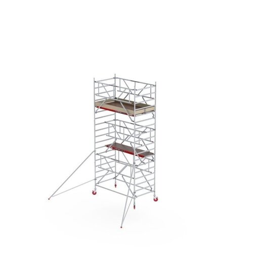 Altrex Rolsteiger RS TOWER 42-S met Safe-Quick 2 Guardrail – 135x185 6,2m werkhoogte