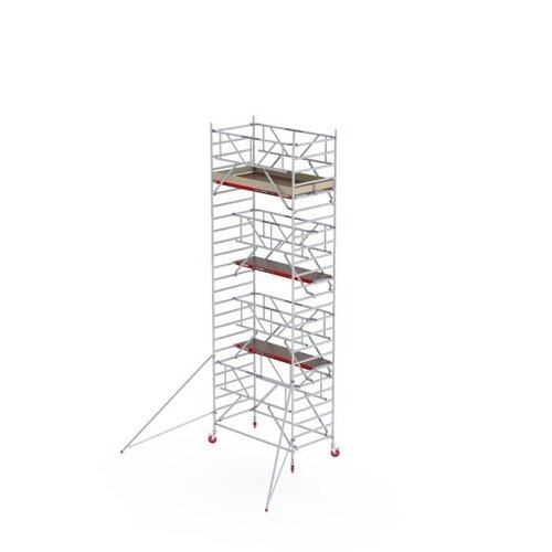 Altrex Rolsteiger RS TOWER 42-S met Safe-Quick 2 Guardrail – 135x185 8,2m werkhoogte