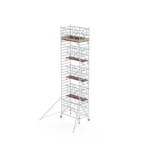 Altrex Rolsteiger RS TOWER 42-S met Safe-Quick 2 Guardrail – 135x185 10,2m werkhoogte