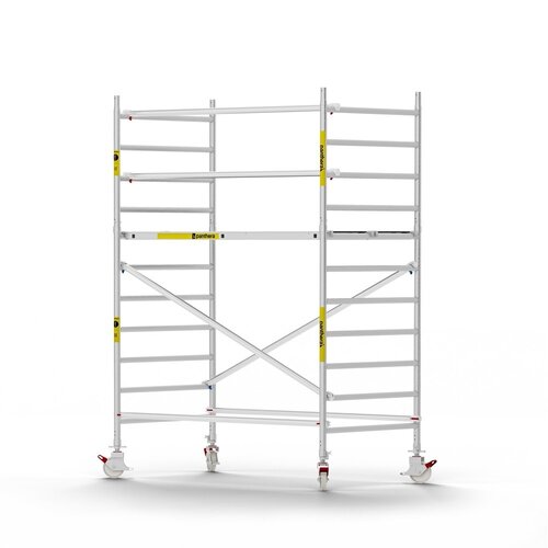 Panthera Basic geschoord rolsteiger carbon vloer 135x245x4,2m werkhoogte