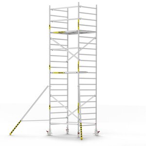 Panthera Basic geschoord rolsteiger carbon vloer 135x185x7,2m werkhoogte