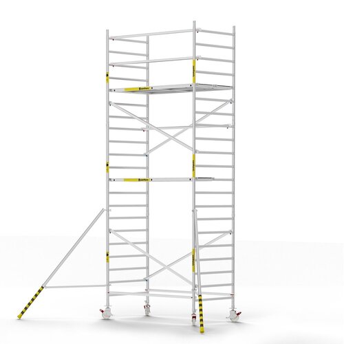 Panthera Basic geschoord rolsteiger carbon vloer 135x245x7,2m werkhoogte