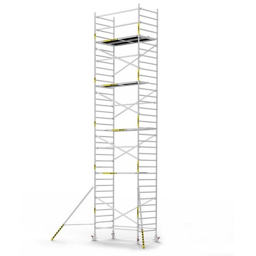 Panthera Basic geschoord rolsteiger carbon vloer 135x245x11,2m werkhoogte