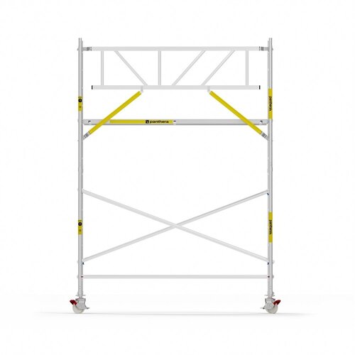 Panthera Basic met voorloopleuning rolsteiger carbon vloer 75x305x5,2m werkhoogte